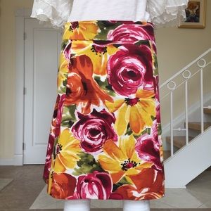 Anthropologie by Odille Floral Skirt.